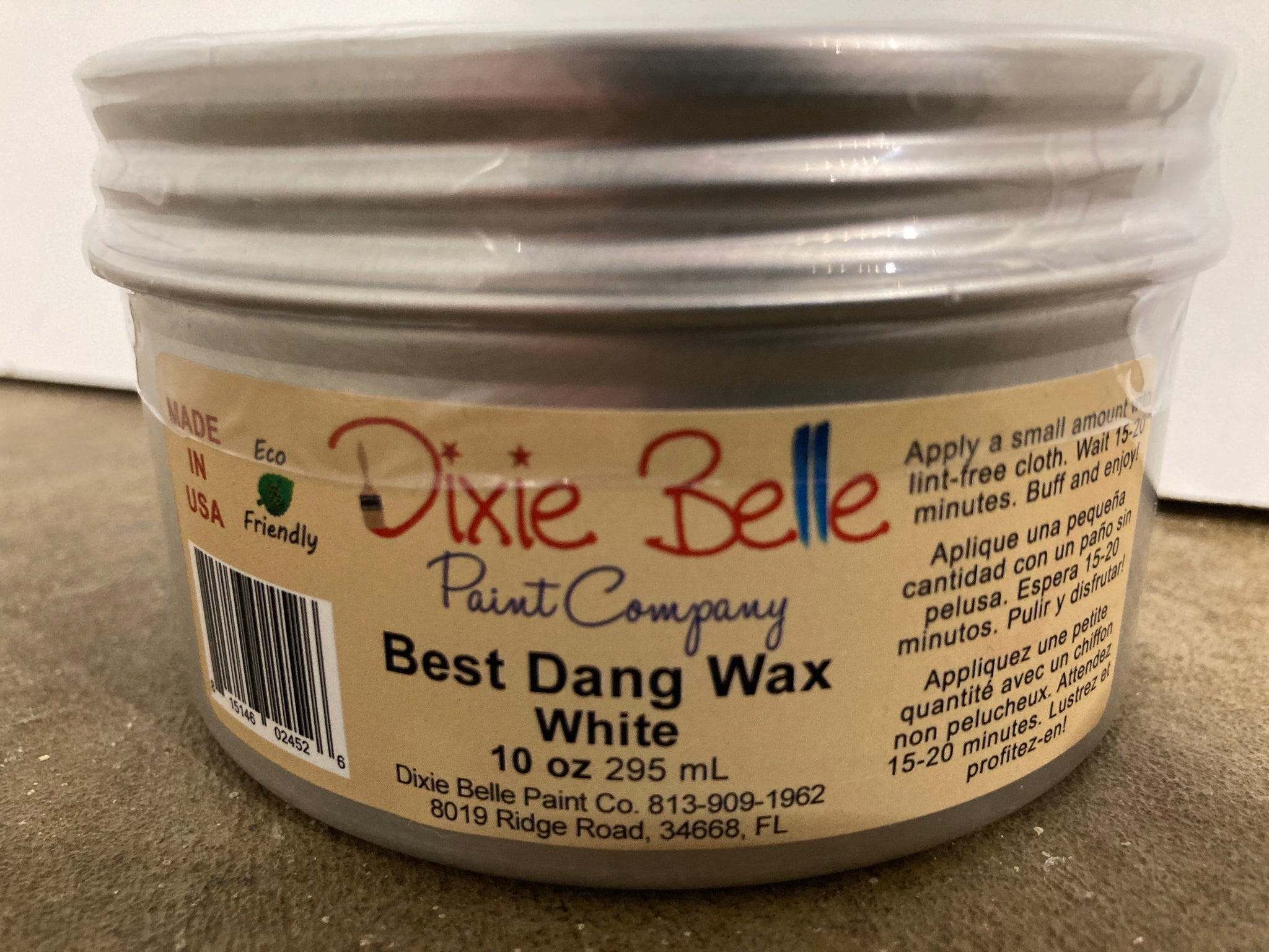Dixie Belle Paint Company  Best Dang Furniture Wax (4oz, Clear