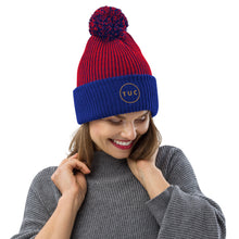 Load image into Gallery viewer, T U C Pom-Pom Beanie
